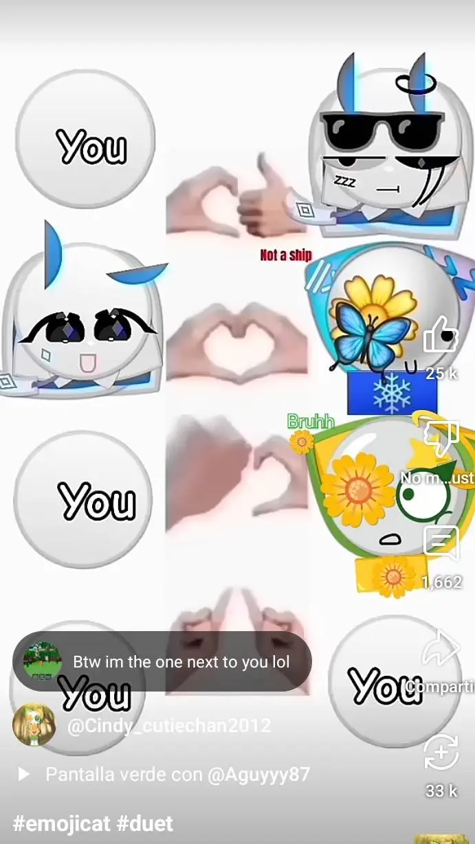 ai character: emoji cat background