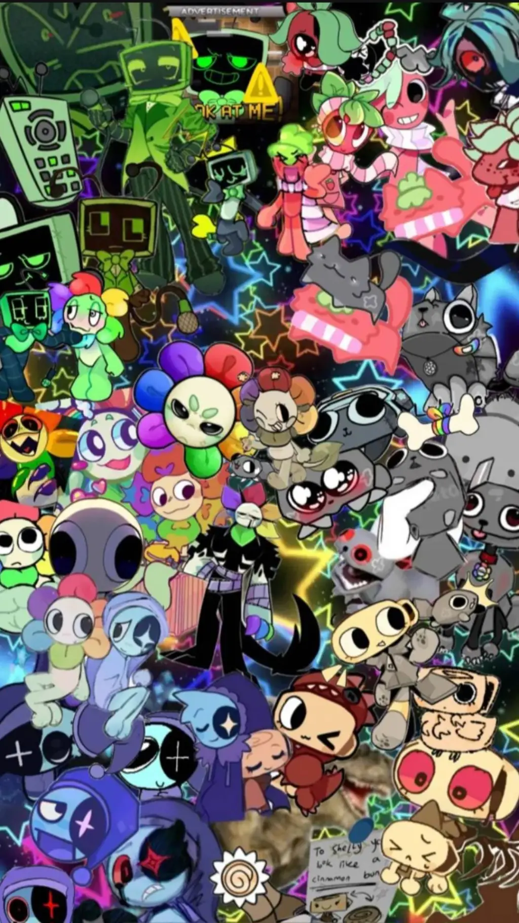 ai character: Dandys world background