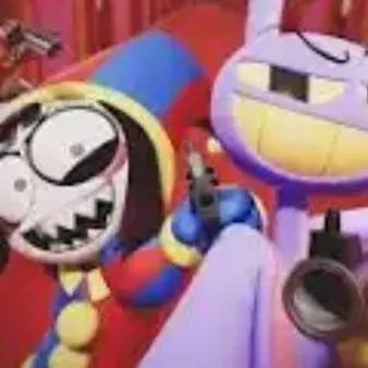 chat with ai character: Pomni & Jax