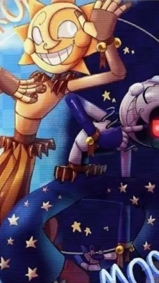 ai character: Sun+Moon background