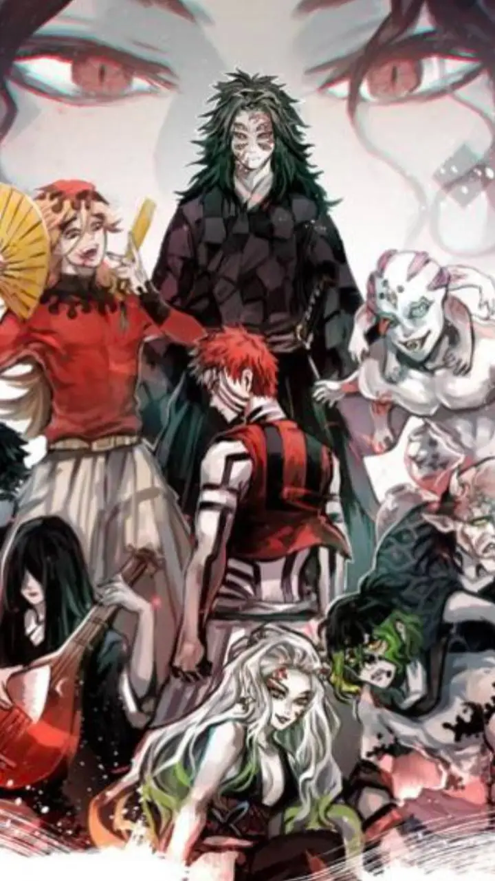 ai character: uppermoons & Muzan background