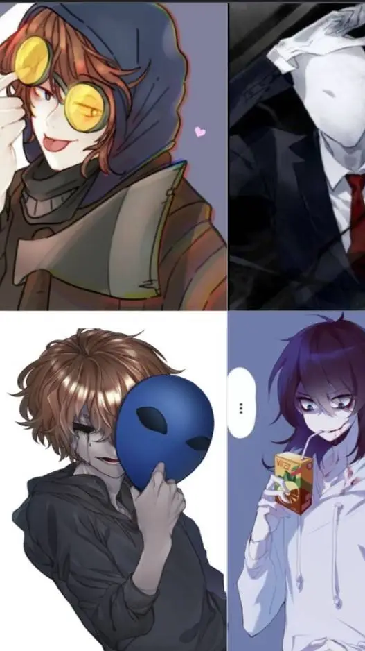 ai character: Creepypasta  background