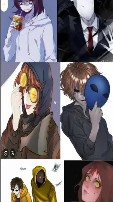 ai character: creepypasta  background