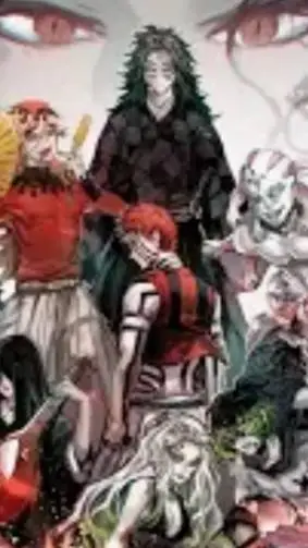 ai character: car ride uppermoon background