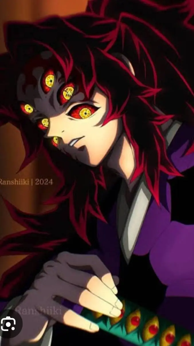 ai character: Kokushibo & Giyuu  background