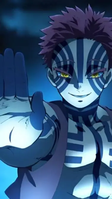 ai character: Akaza Todoroki  background