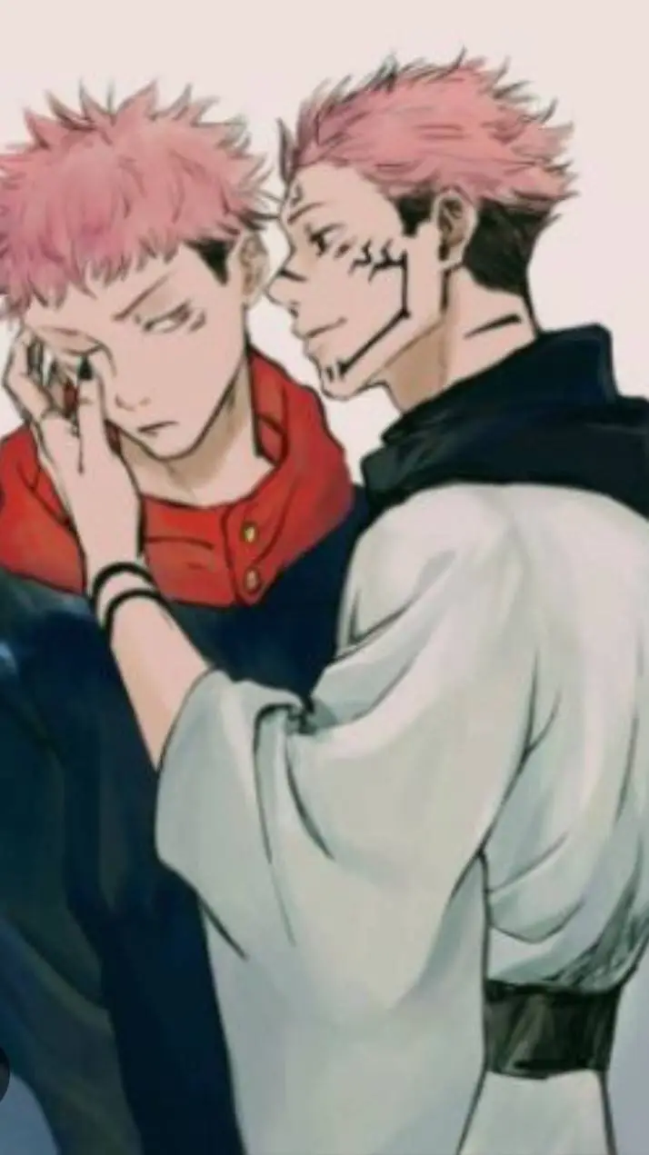 ai character: Sukuna and Itadori background