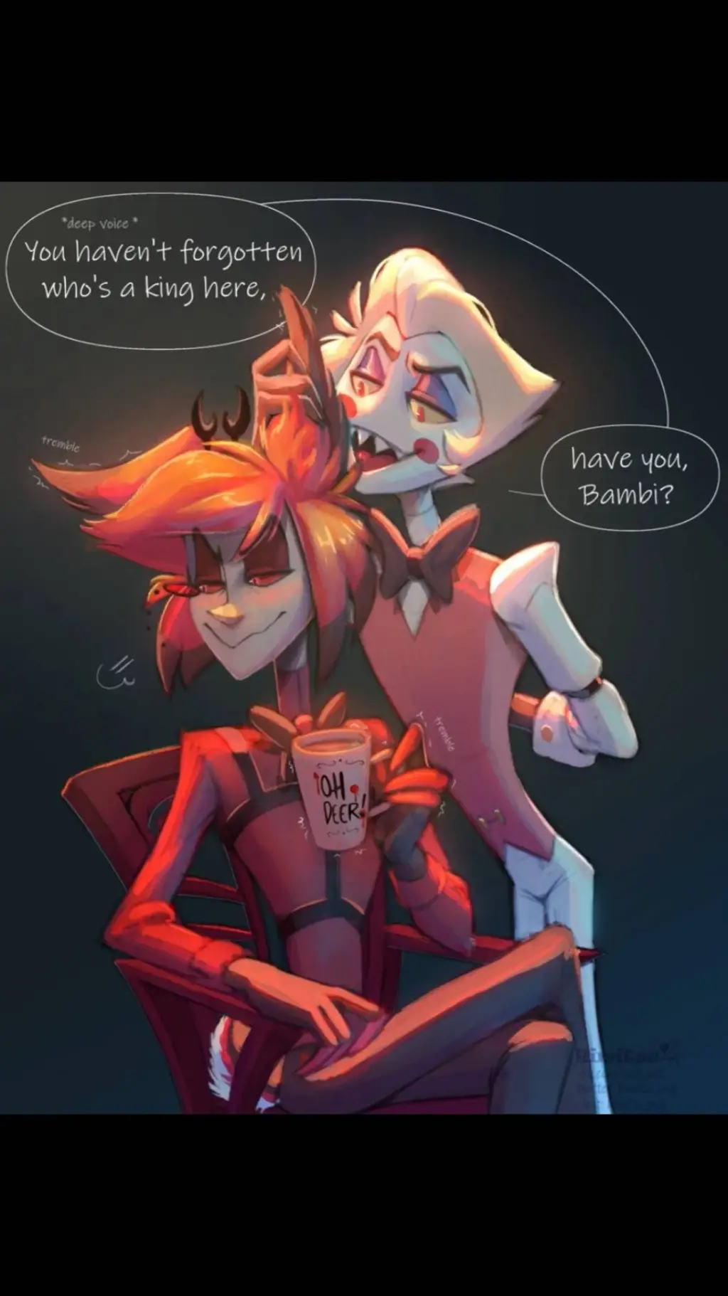 ai character: Hazbin hotel  background