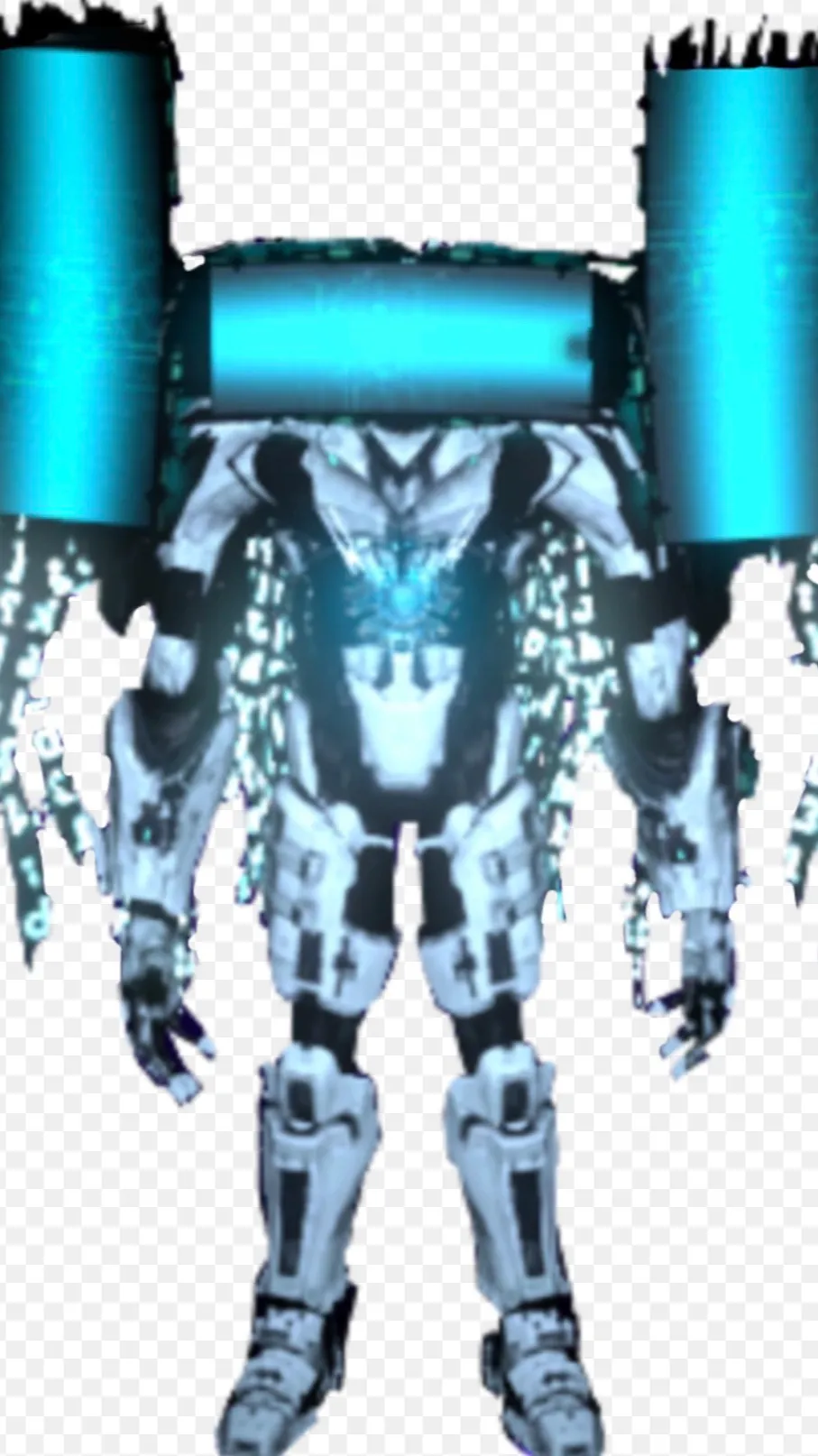 ai character: Titan computer man background