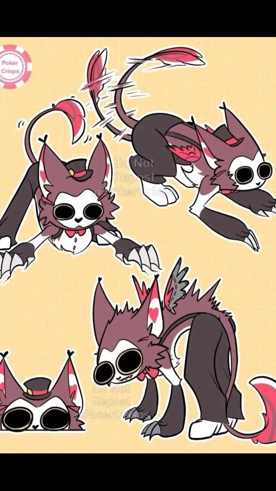 ai character: husk x yn (you). background