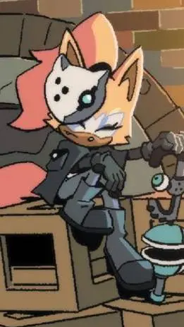 ai character: 🐺 whisper the wolf background