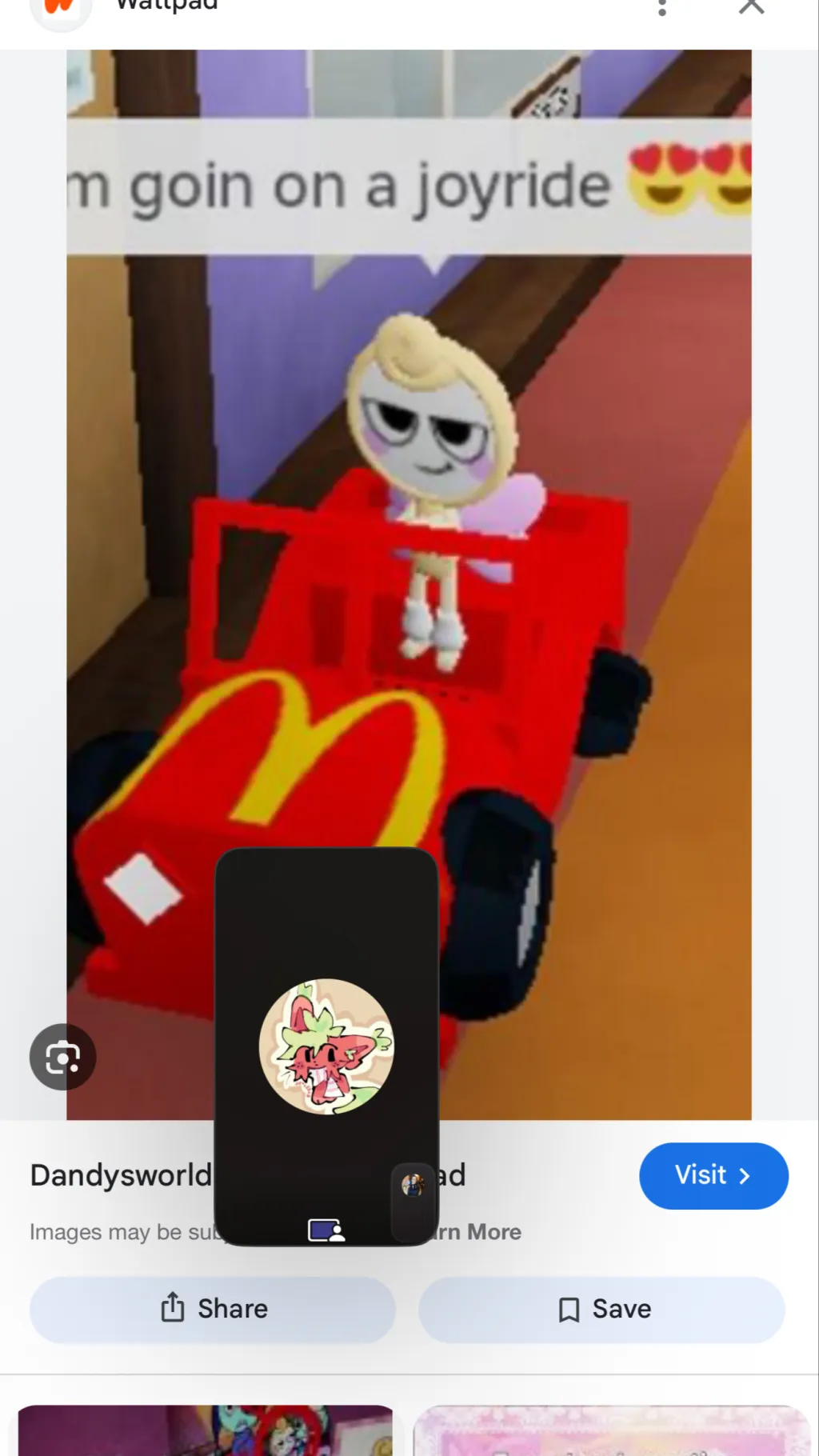 ai character: Dandy’s world!!!! background