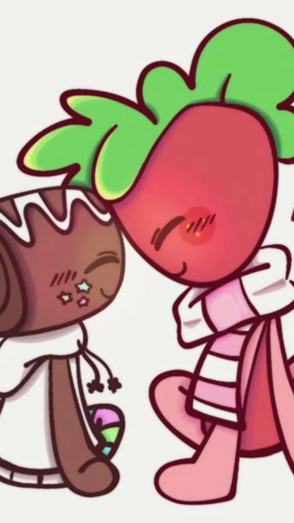 ai character: Fruitcake 🍓🍰 background