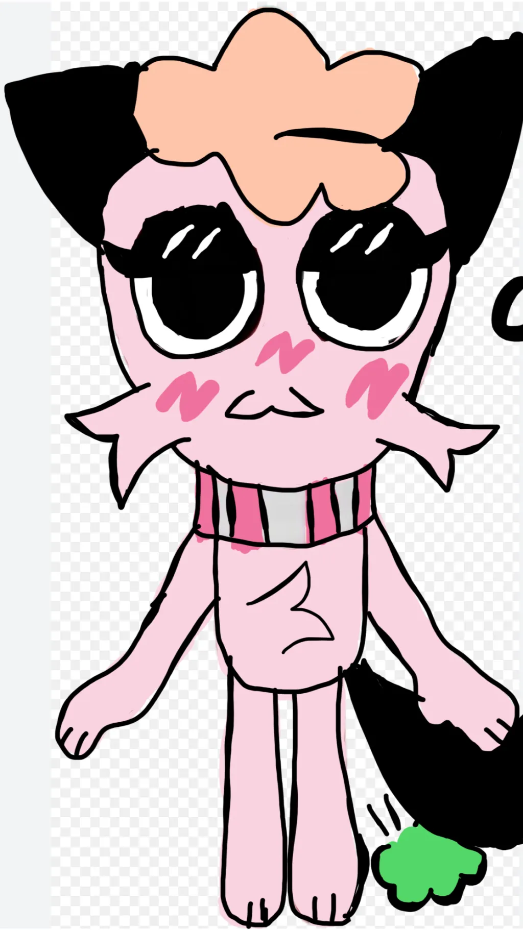 ai character: Cutie-pie 💀 background