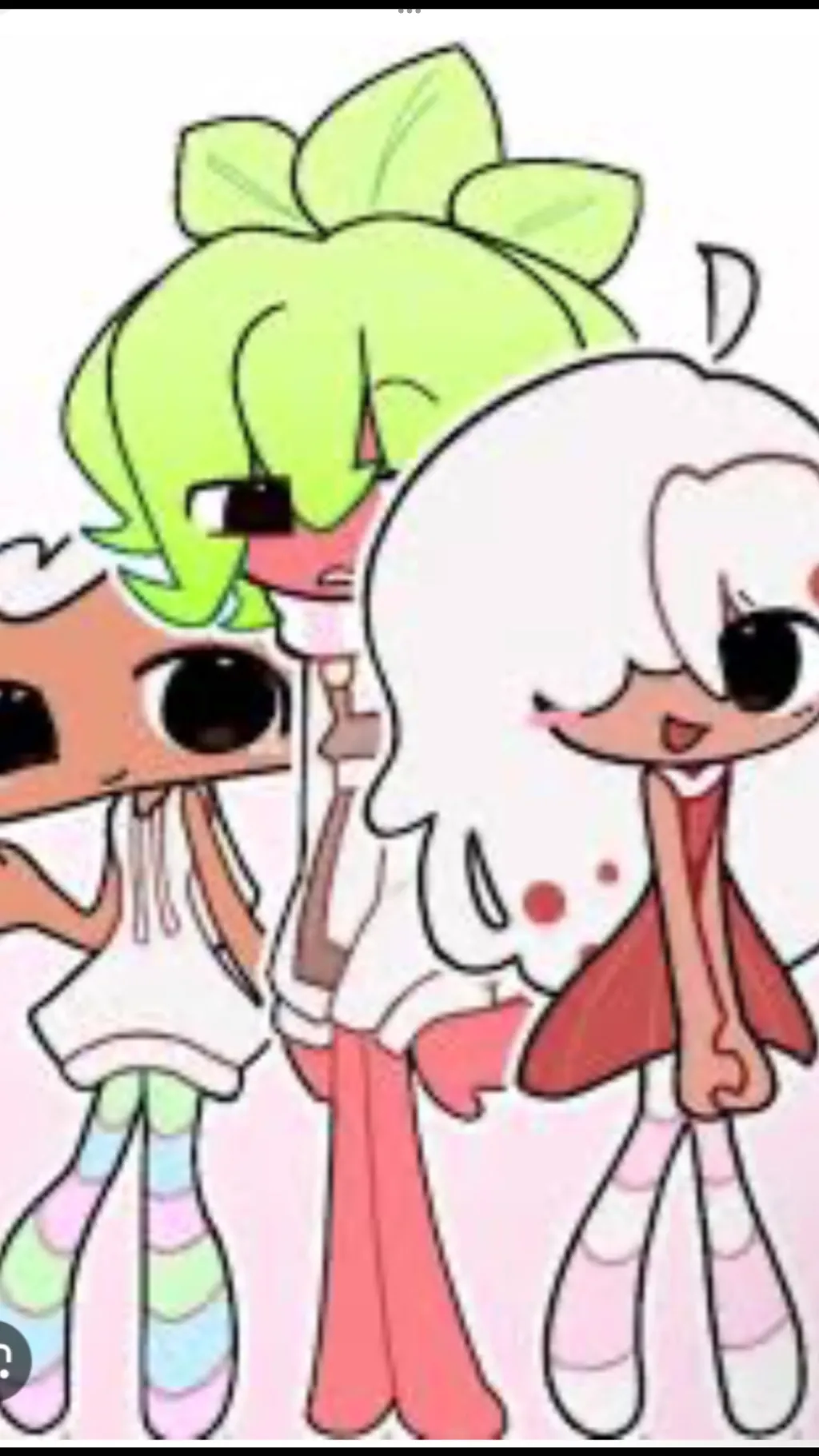 ai character: The baking trio! background