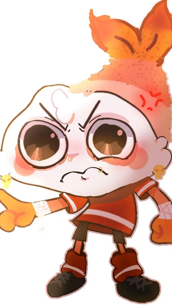 ai character: Shrimpo 🍤 background