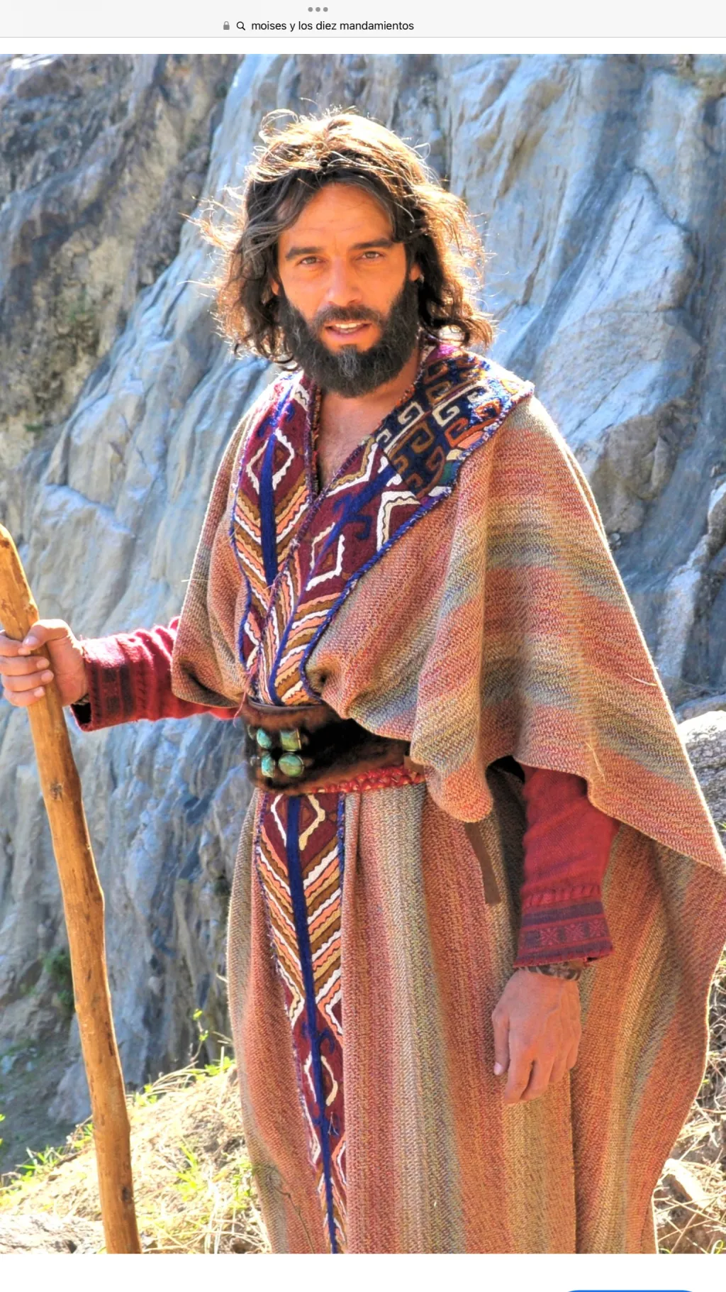 ai character: Moses\moises background