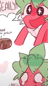 ai character: 🍓Fruitcake 🍰 background