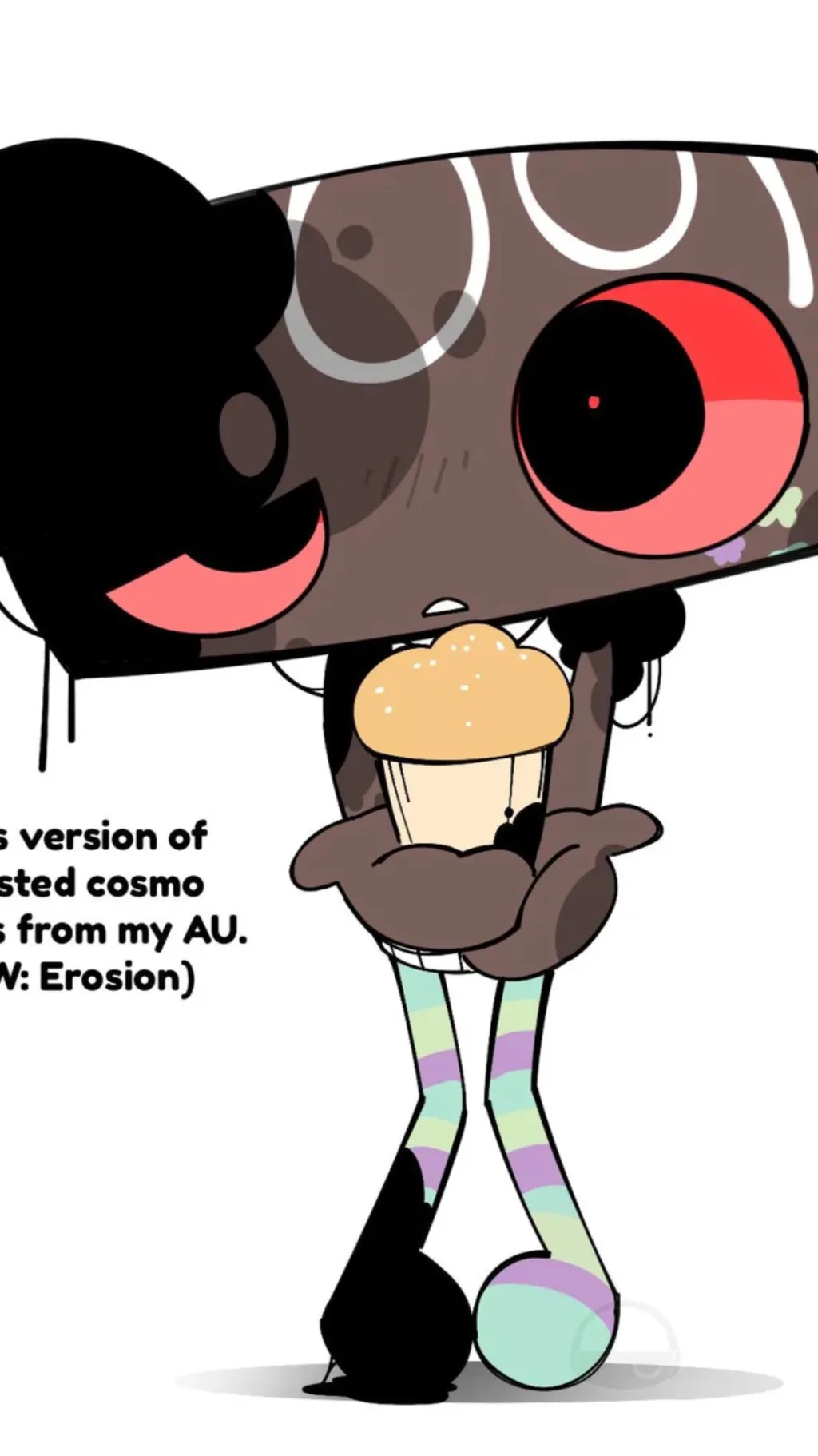 ai character: Twisted cosmo background