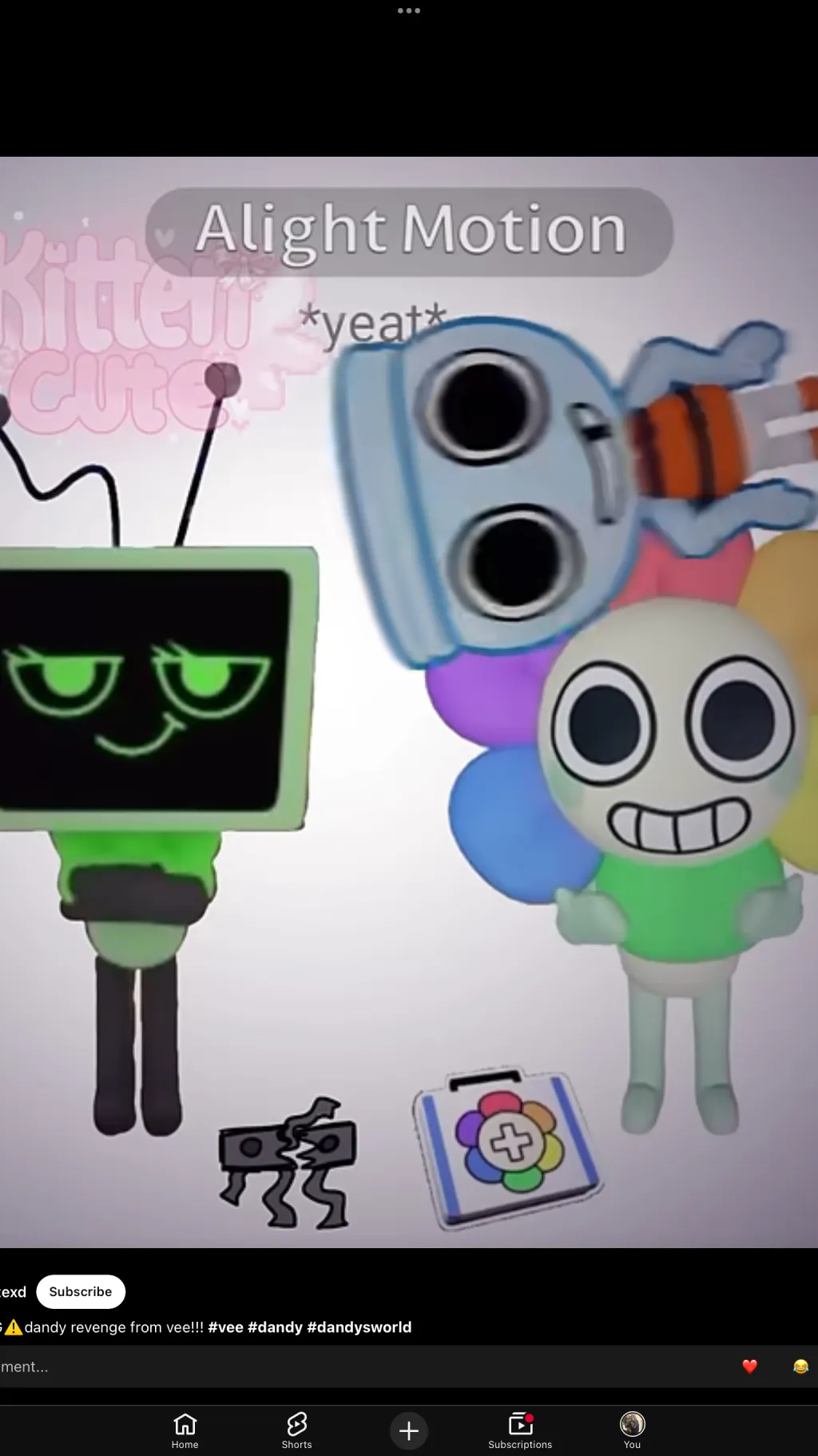 ai character: Vee and dandy 2 background