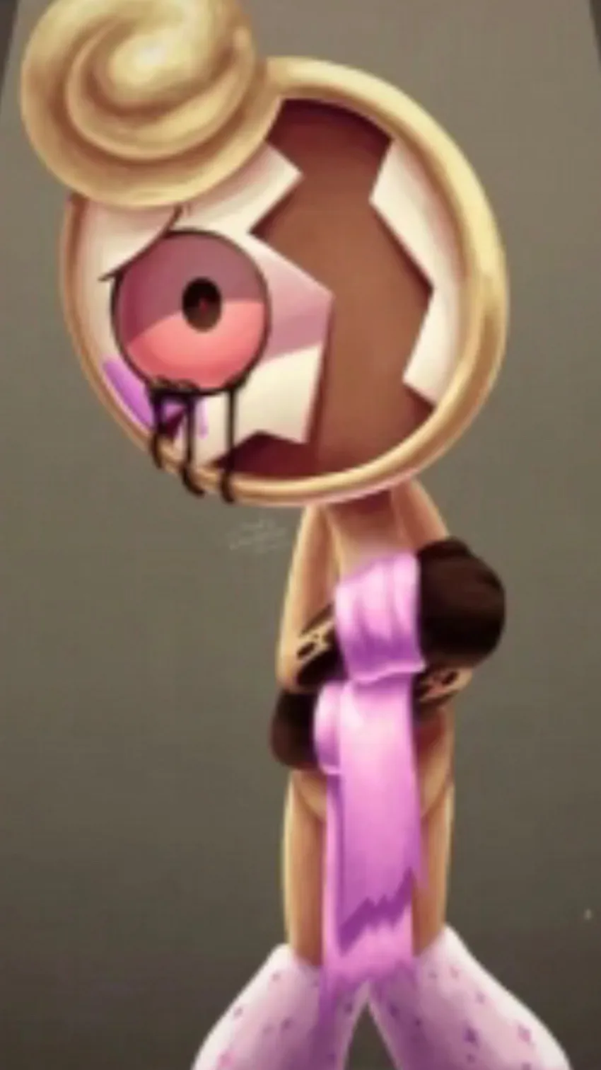 ai character: Twisted Glisten  background