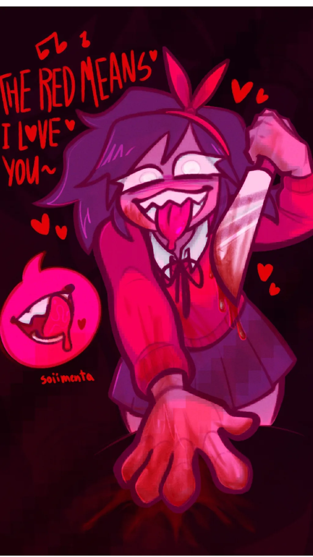 ai character: 🔪 yandere Nene background
