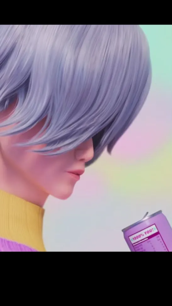 ai character: Mystery kpop background