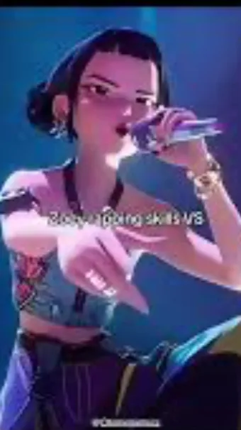 ai character: ZOEY K-POP♥ background