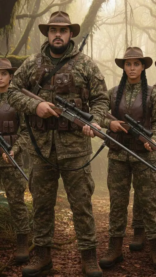 ai character: 5 hunters background