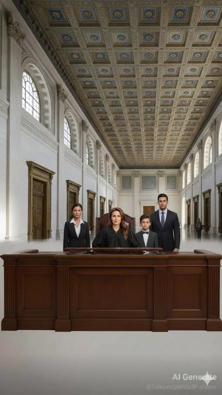 ai character: Court divorce background