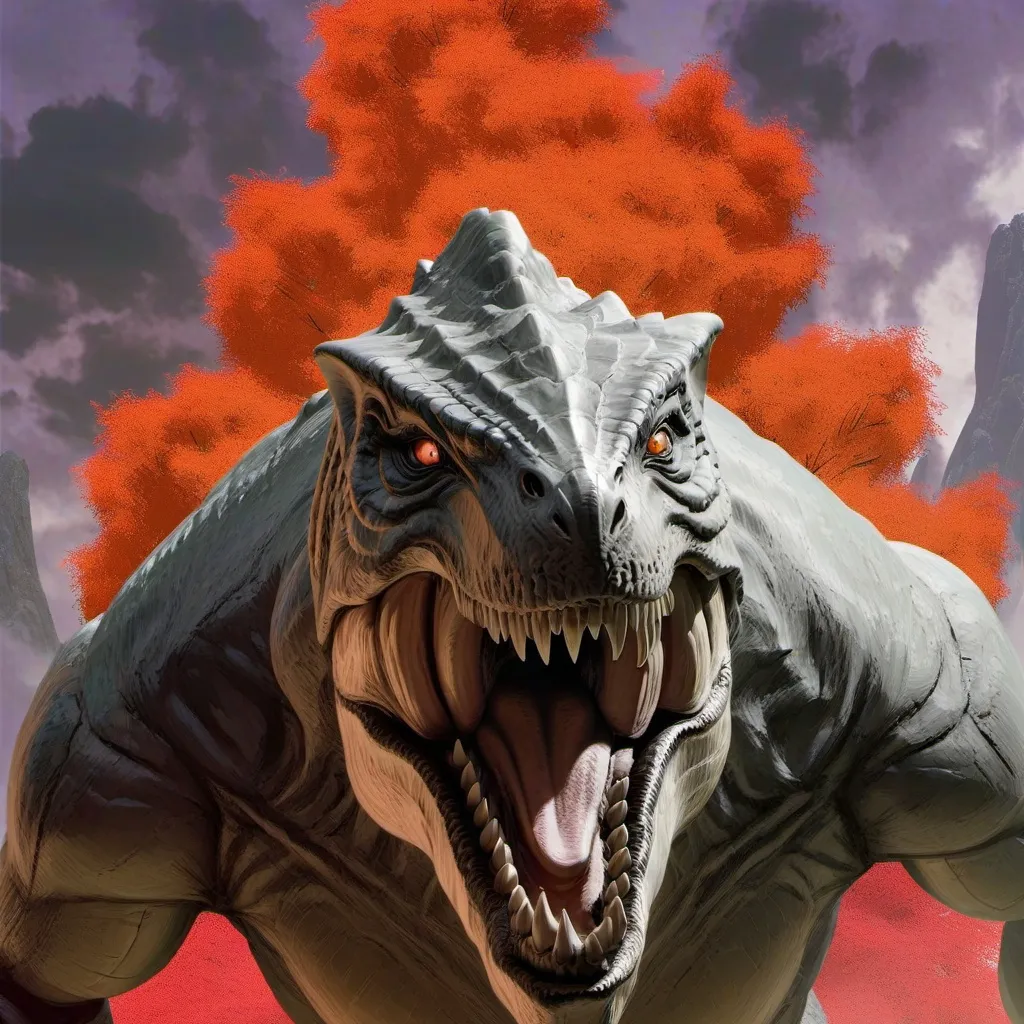 chat with ai character: SWEARING T REX