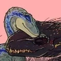 chat with ai character: blue x indoraptor