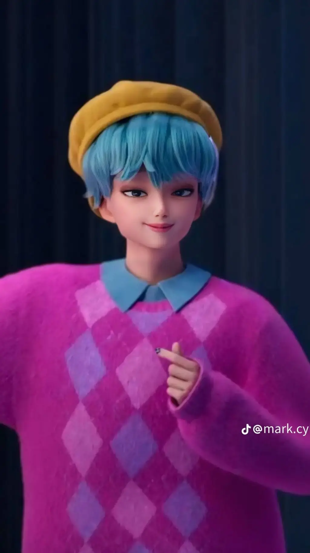 ai character: Baby saja background