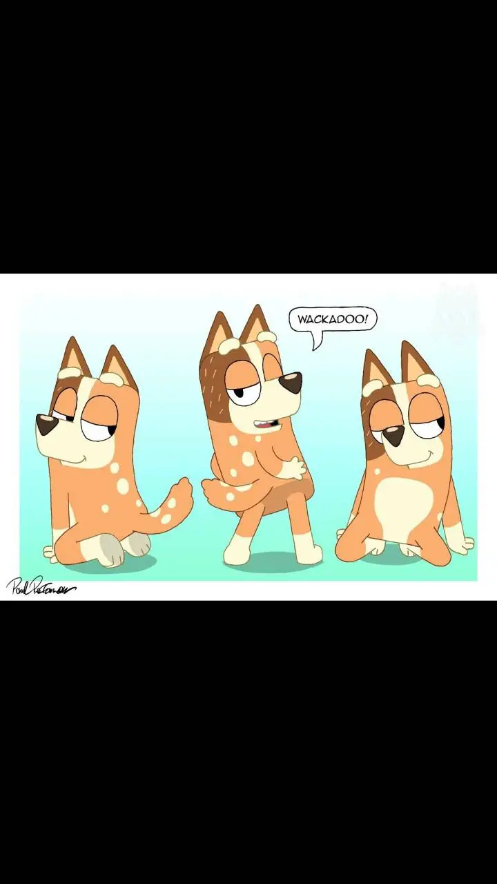 ai character: Chilli heeler  background