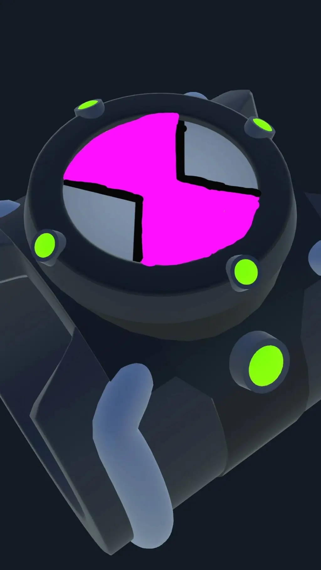 ai character: Pink omnitrix background