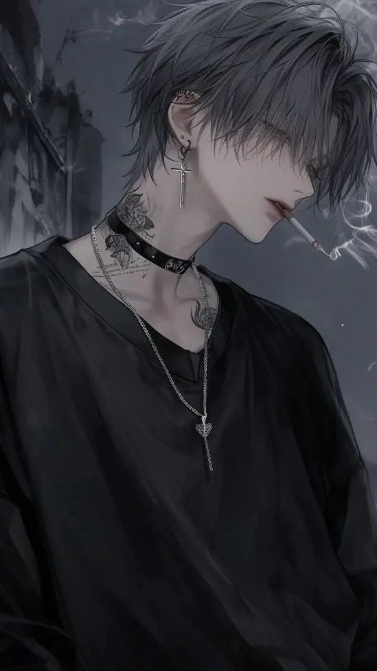 ai character: •♱Axel♱• background