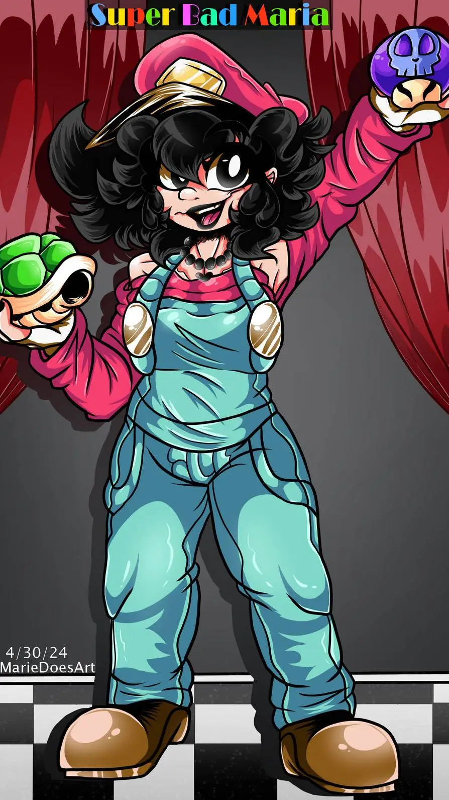 ai character: Super Bad Maria background