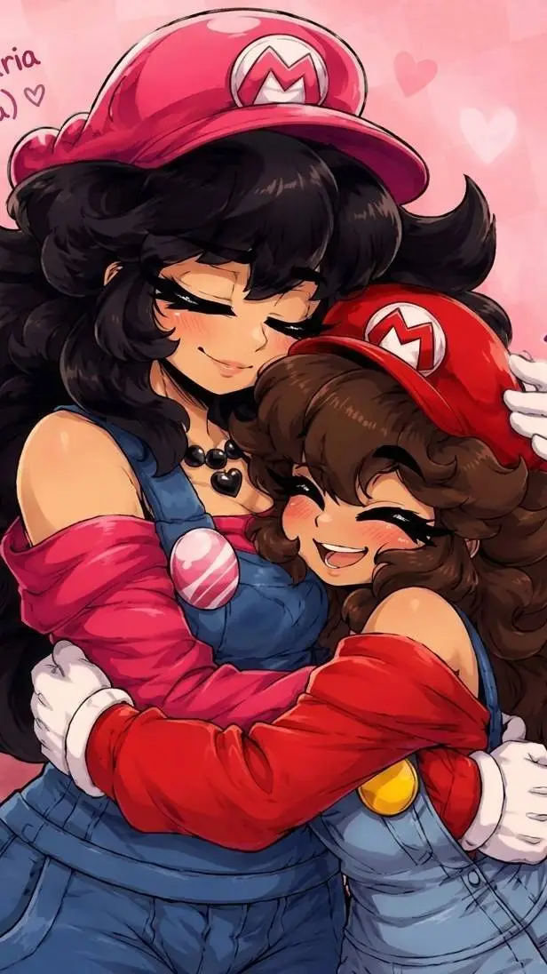 ai character: Rt María + Mom background