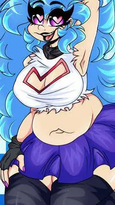 ai character: Skyblue background
