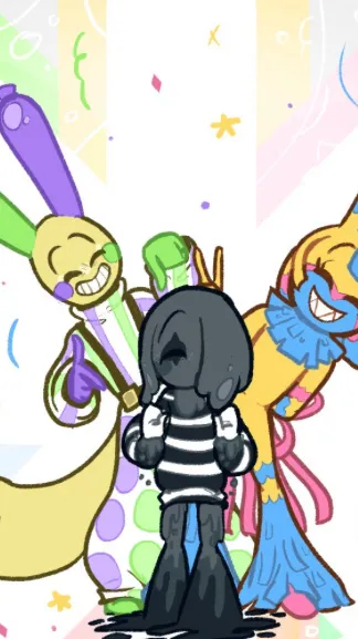 ai character: Circus Trio!￼ background