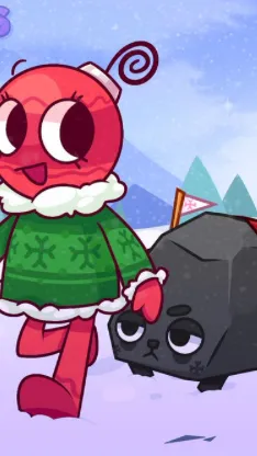 ai character: Christmas toons! background