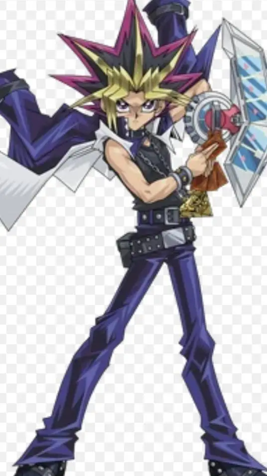 ai character: Yugi and Yami!! background