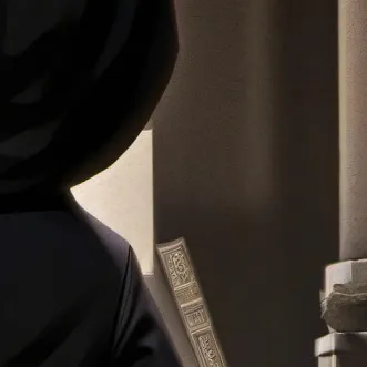 chat with ai character: Black cloak person