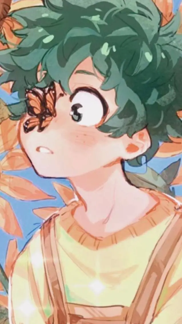 ai character: 🟩🟢💚Deku💚🟢🟩 background