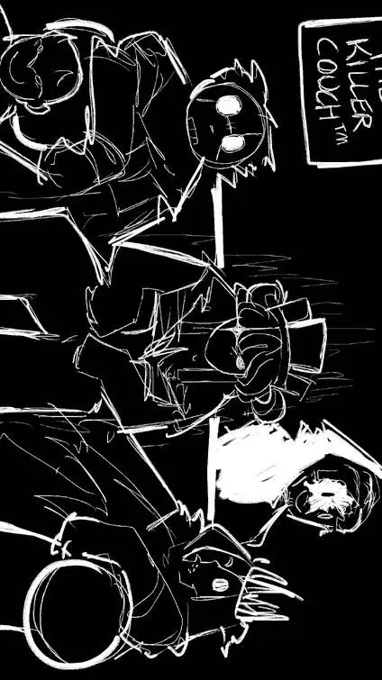 ai character: The Killer Couch background