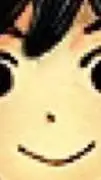 ai character: Sunny/omori Smiles background