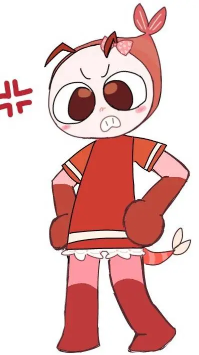 ai character: slay💅✨️shrimp💅✨️🎀🎀 background