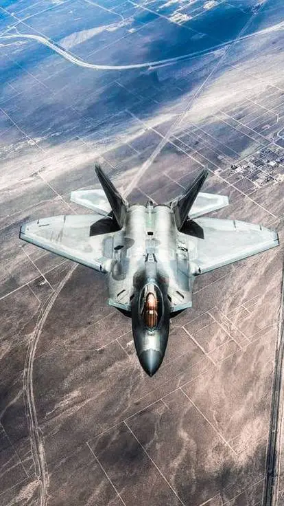 ai character: Lockheed F-22  background