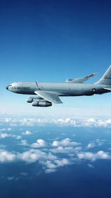 ai character: Boeing KC-135 background