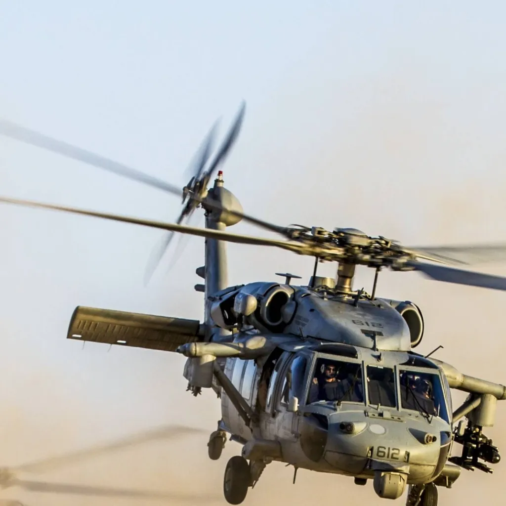 chat with ai character: Sikorsky HH-60